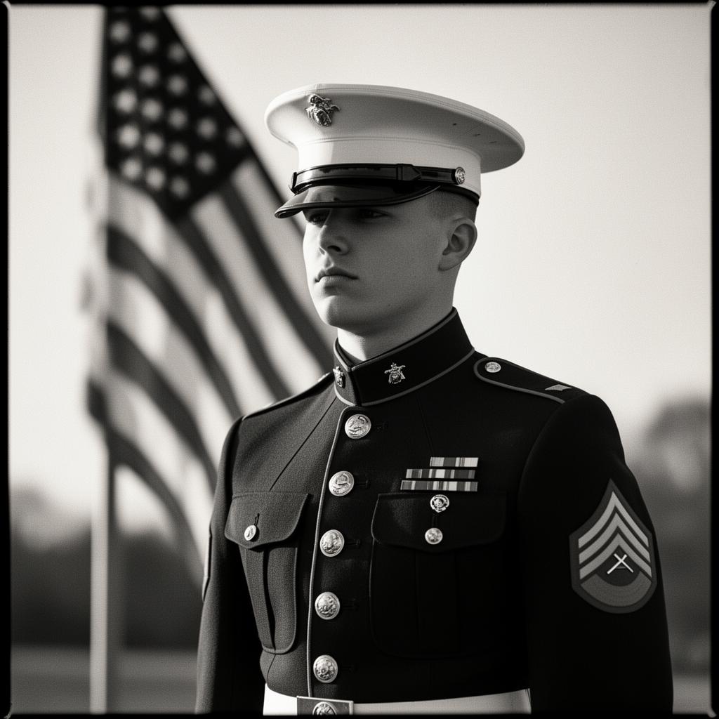 Dr. Thomas Scrimo as a United States Marine